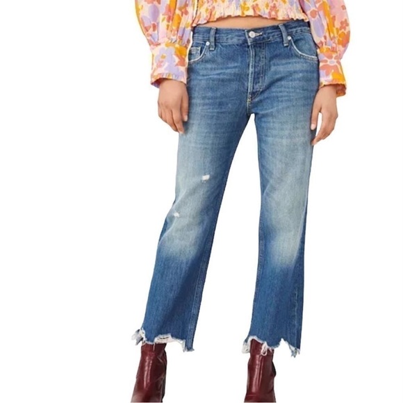 Free People Denim - EUC Free People Cropped Jeans